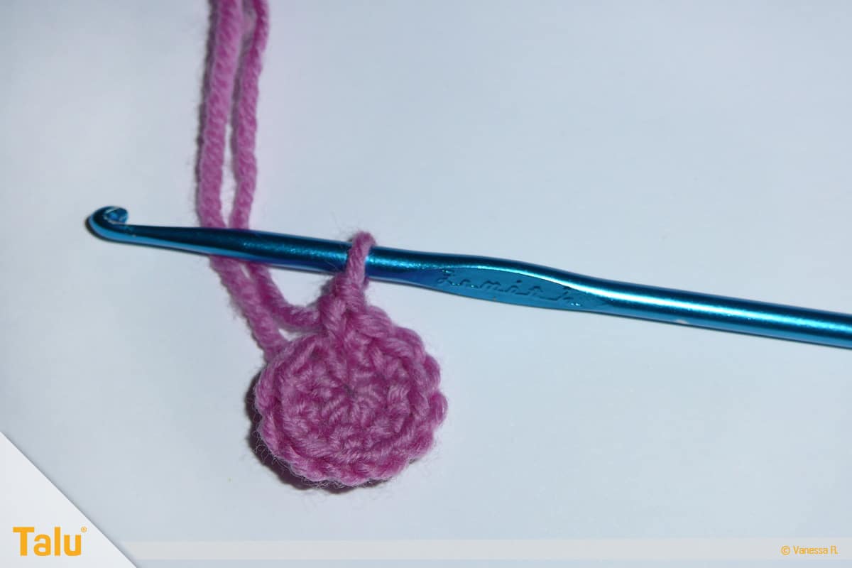 Qualle häkeln, Krake, Oktopus häkeln, erste Schritte