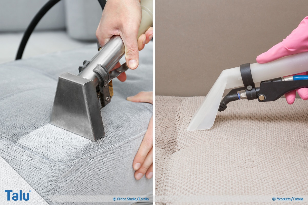 Wasserflecken von Sofa entfernen, Sofa professionell reinigen lassen