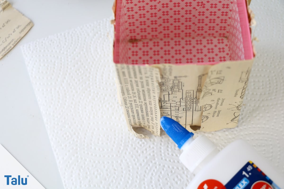 Upcycling Buch - Schachtel