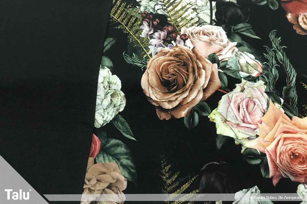 Einfachen Rock nähen, verwendetes Stoff-Material