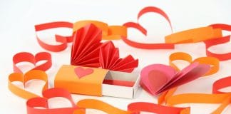 Herz basteln, Ideen für Herzen zum Valentinstag