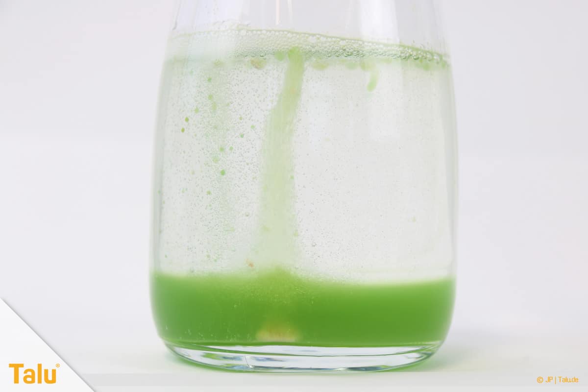 Lavalampe selber machen, Sprudeln einer Brausetablette