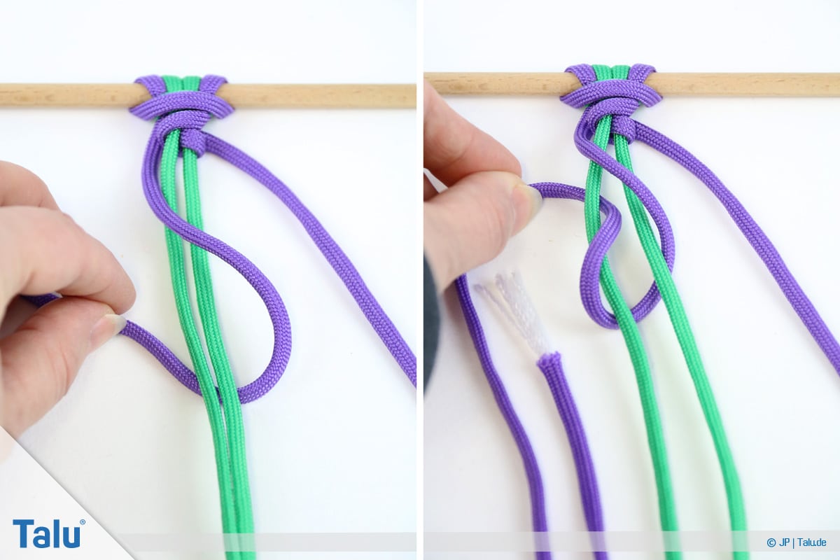 Paracord knoten, Cyclone Wrap mit Paracord knoten