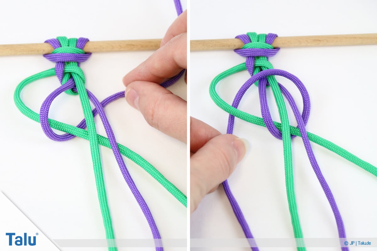 Paracord knoten, Schlangenknoten fertigen