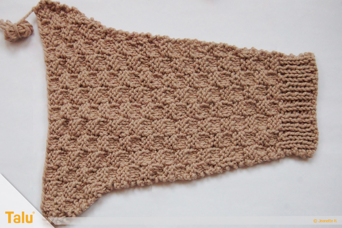 Strickjacke stricken, Ärmel fertig