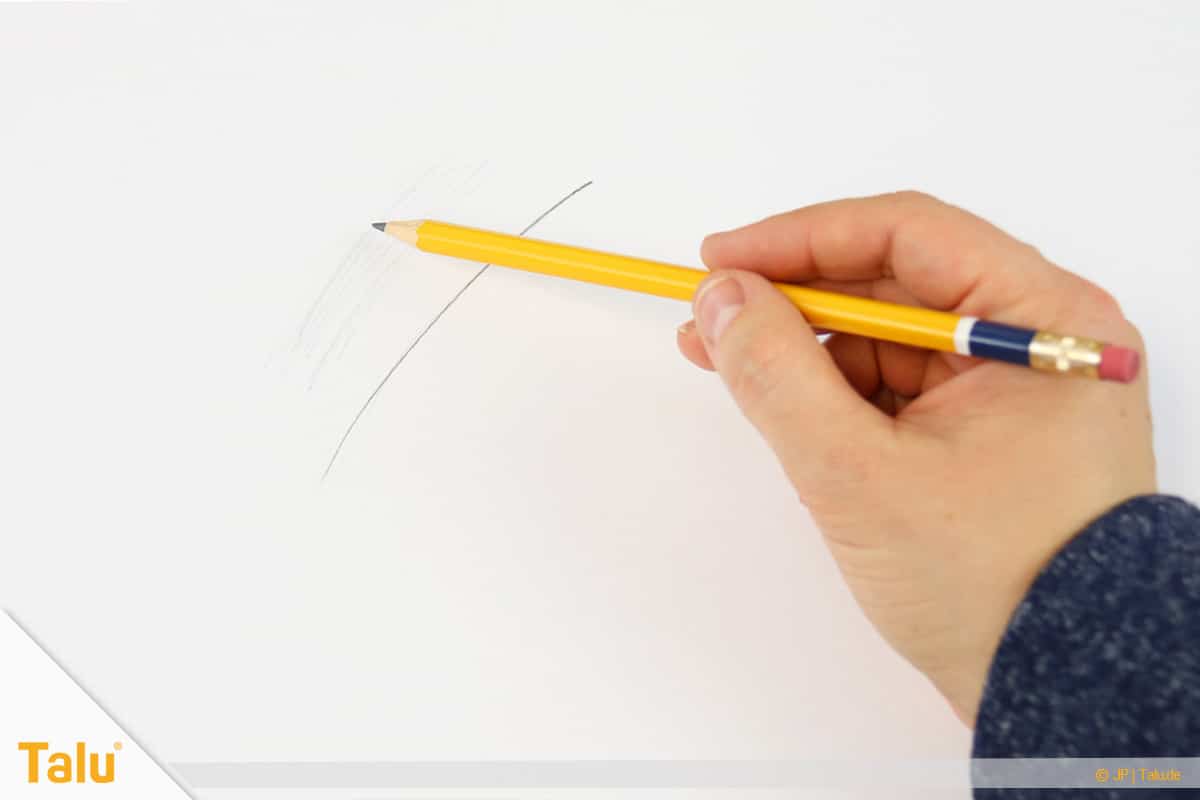 Zeichnen lernen für Anfänger, Bleistift richtig halten und führen