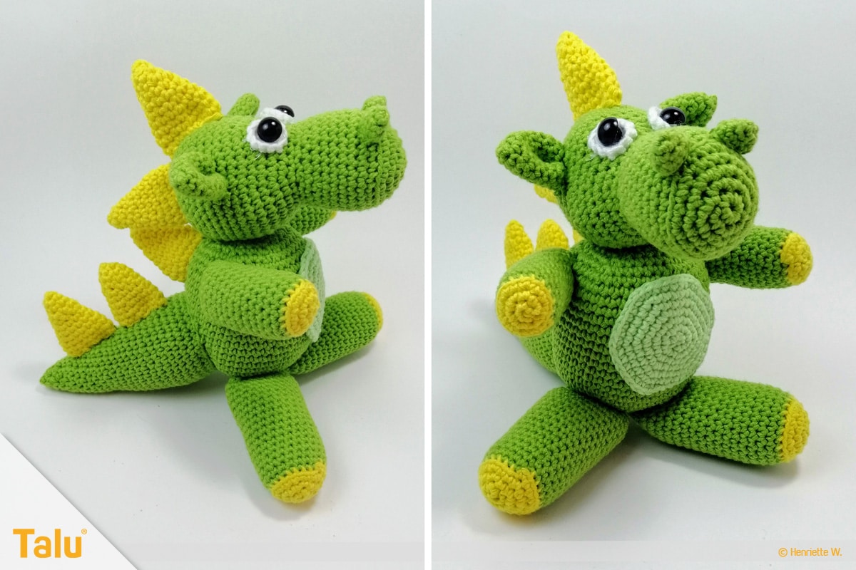 Drache Hakeln Kostenlose Amigurumi Hakelanleitung Talu De