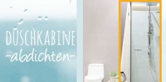 Duschkabine abdichten, DIY-Anleitung