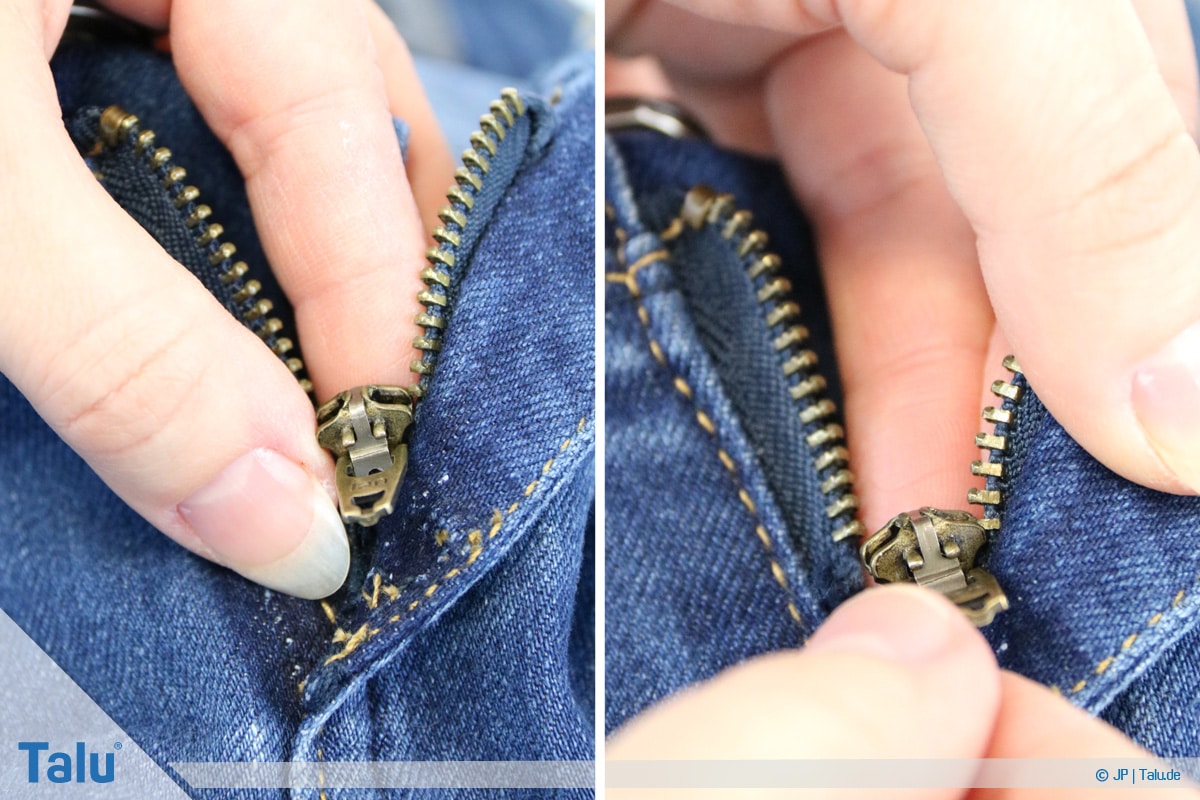 Reissverschluss Zipper Wieder Einfadeln Diy Anleitung Talu De