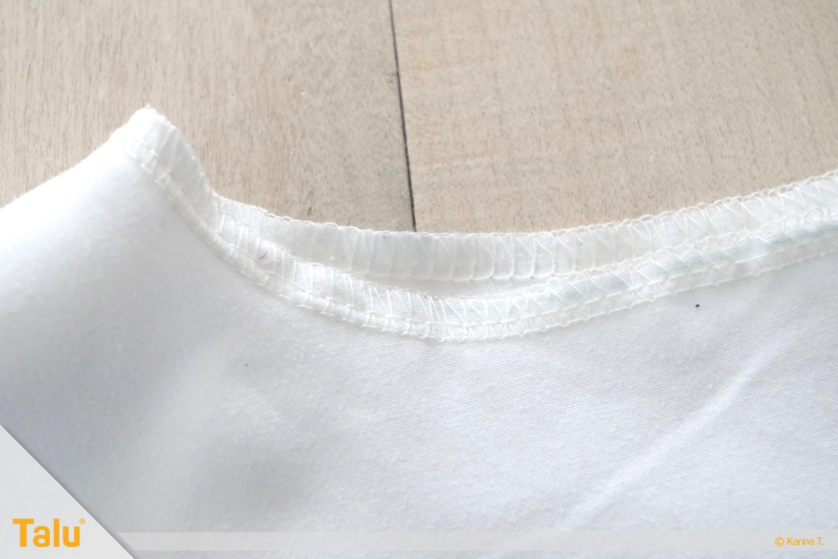 Taufkleid nähen, weitere Schritte zum Taufkleid nähen