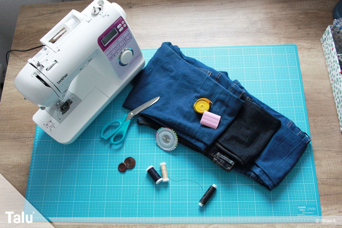 Upcycling Jeans, Material