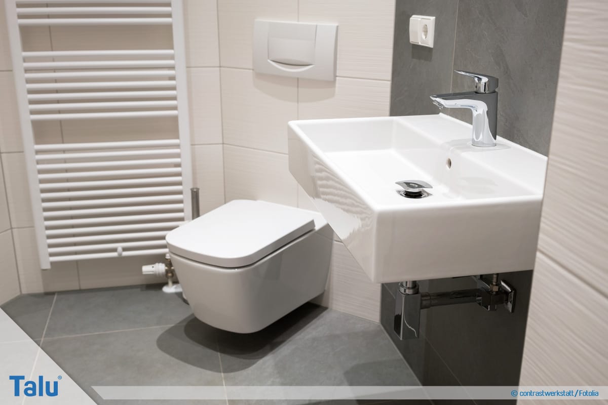 Waschbecken montieren, ideale Waschbeckenhöhe