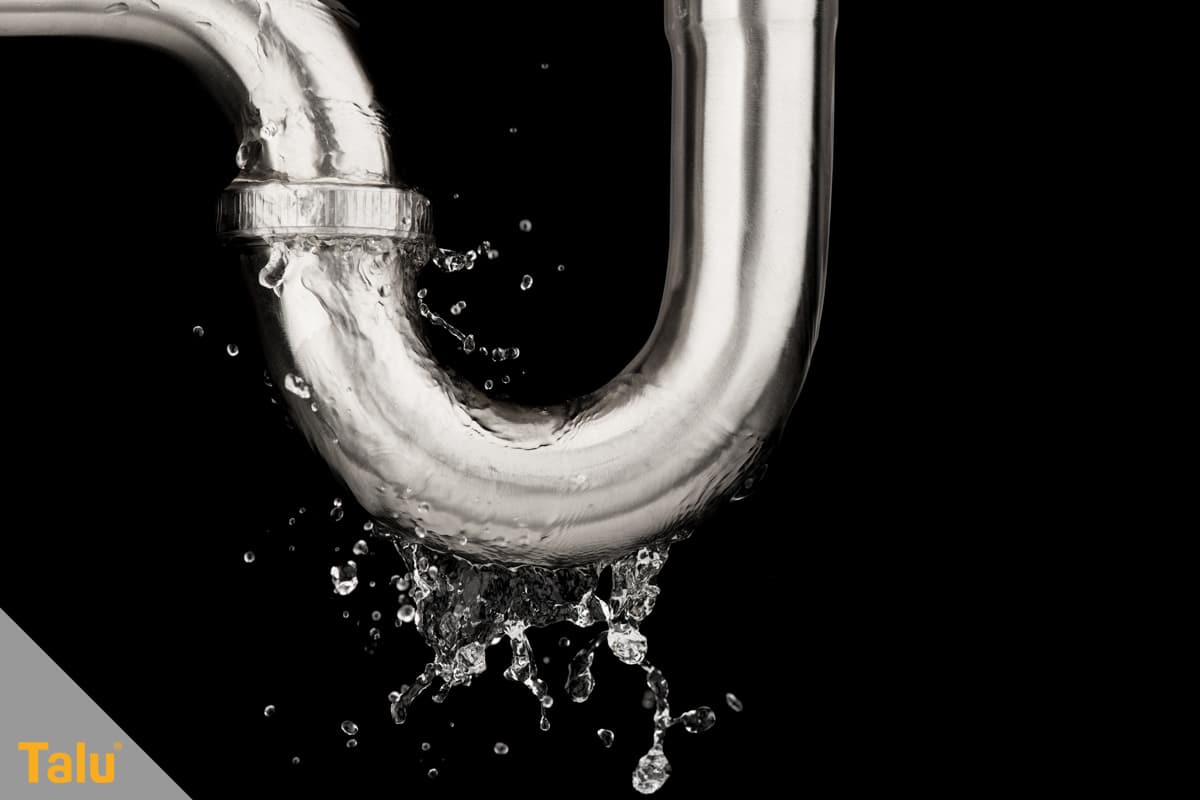 Wasserhahn an der Spüle wechseln, Siphon demontieren