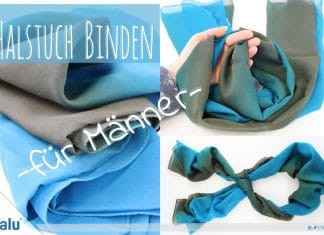 Halstuch binden für Männer, schicke Varianten für Tuch und Schal