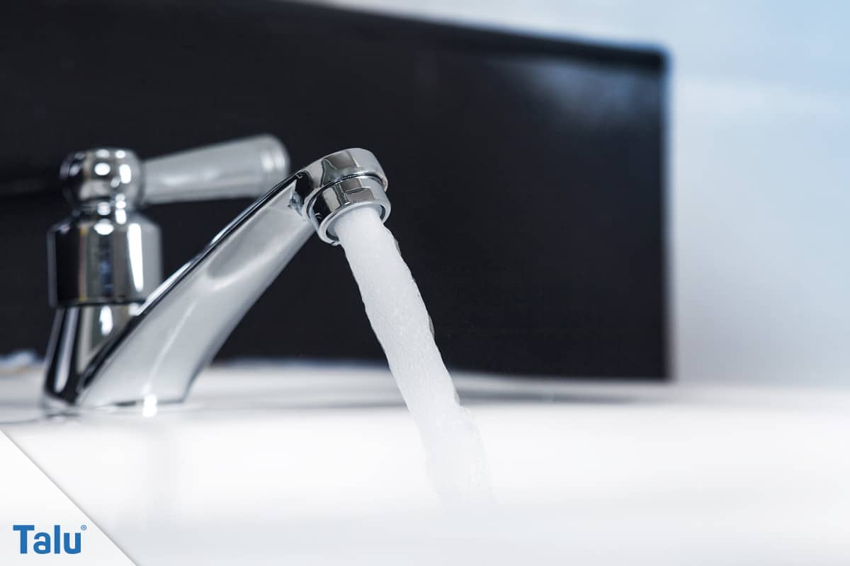 Wasserdruck im Haus, Wasserhahn Wasserdruck