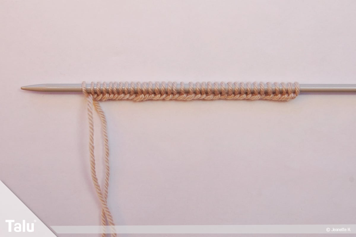 Wetterdecke stricken, kostenlose Strickanleitung Jahresdecke, Maschenanschlag