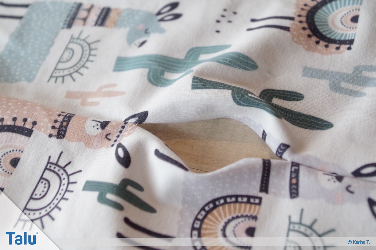 Blindstich, DIY-Tutorial, Stoff mit Öffnung