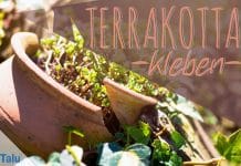 Terrakotta kleben, Terracotta-Töpfe reparieren