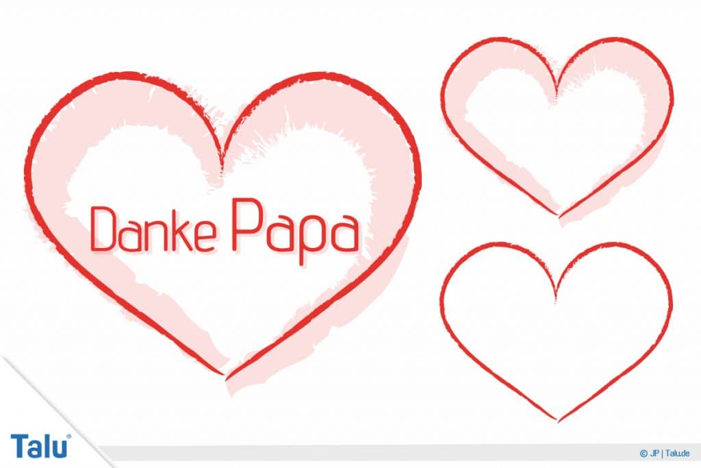 Basteln zum Vatertag Sprüche und Gedichte für Papa +Vorlagen Talu.de