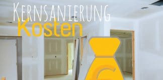 Kernsanierung Altbau, Kosten-Tabelle