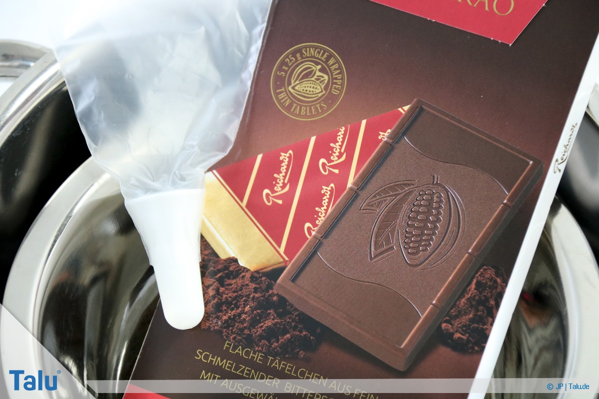 Marzipan färben, Variante mit Schokolade, Schokolade
