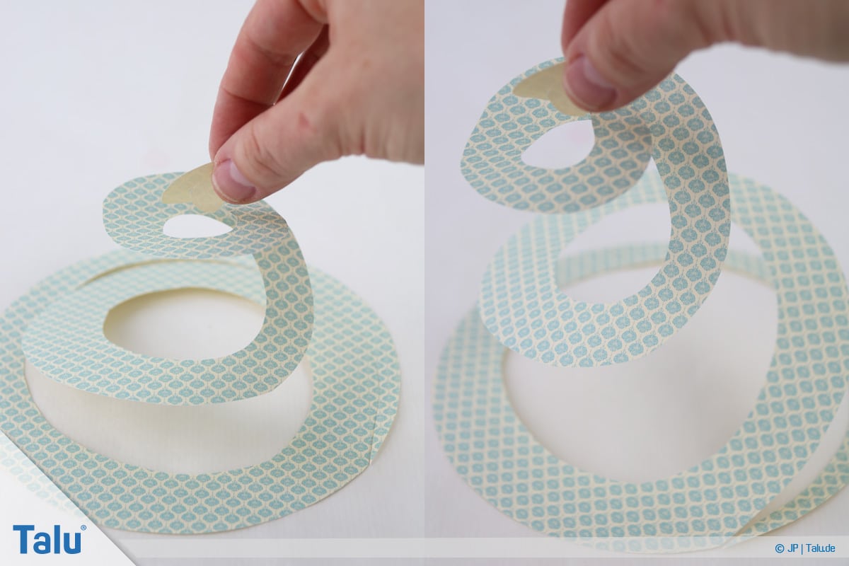 Papierrosen basteln, Anleitung, Einfache Papierrosen, Papierspirale