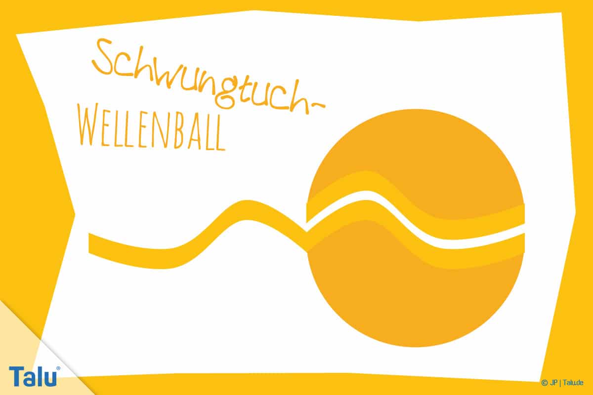 Schwungtuchspiele, Anleitung, Kindergeburtstag, Schwungtuch-Spiel-Wellenball