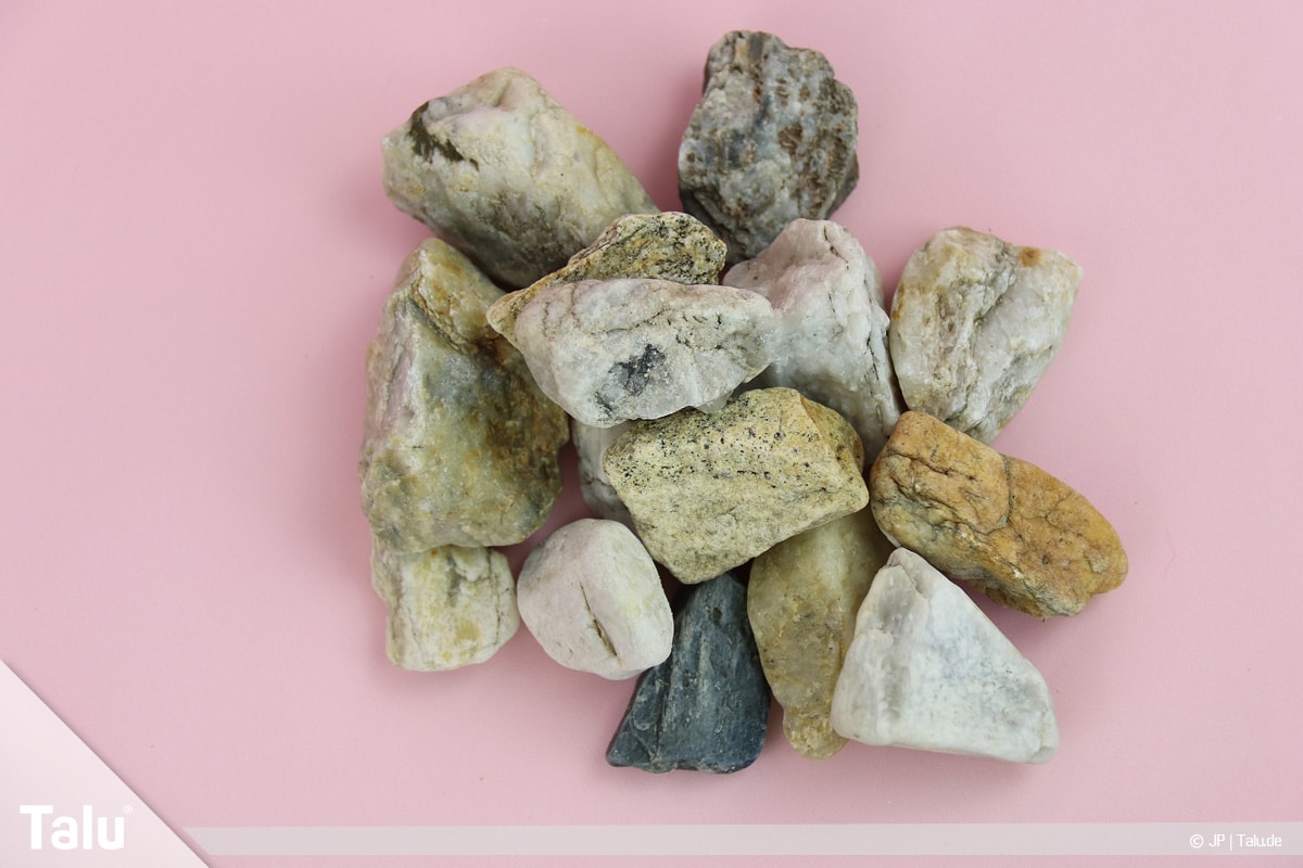 Basteln mit Steinen und Muscheln, Ideen, Steine