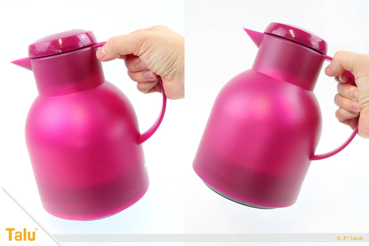 Kaffeegeruch aus Thermoskanne entfernen, Kanne kräftig schütteln