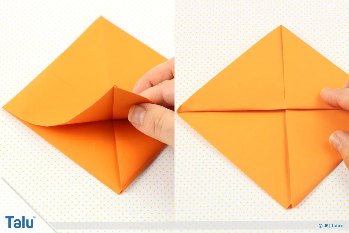 Origami Boot Schiff Basteln Einfaches Schiffchen Falten