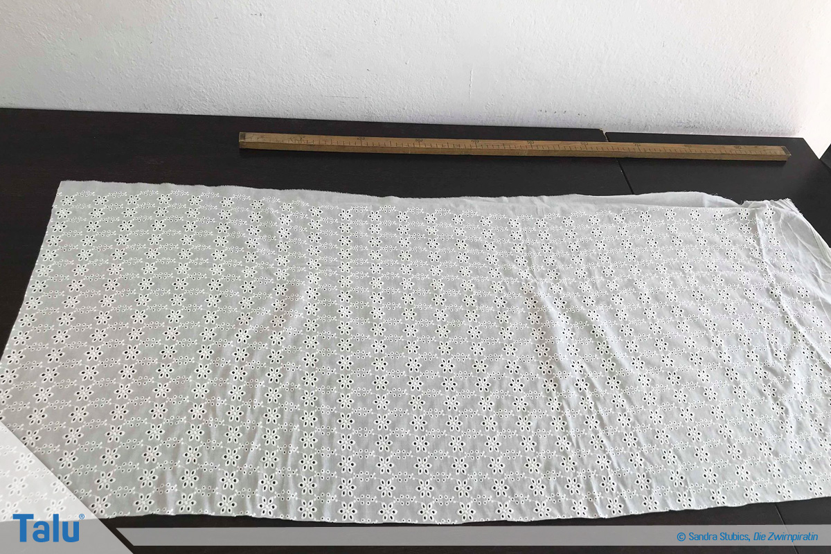 Smoken nähen, geraffte Smoke Naht, Materialmenge