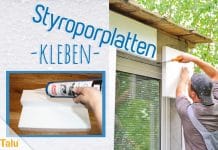 Styroporplatten kleben, DIY-Anleitung, Kleber für Styropor