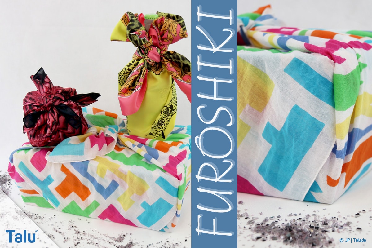 Furoshiki, Geschenke mit Stoff und Tüchern verpacken, Anleitung