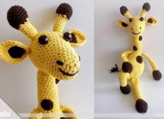 Giraffe häkeln, Amigurumi Anleitung für Häkelgiraffe