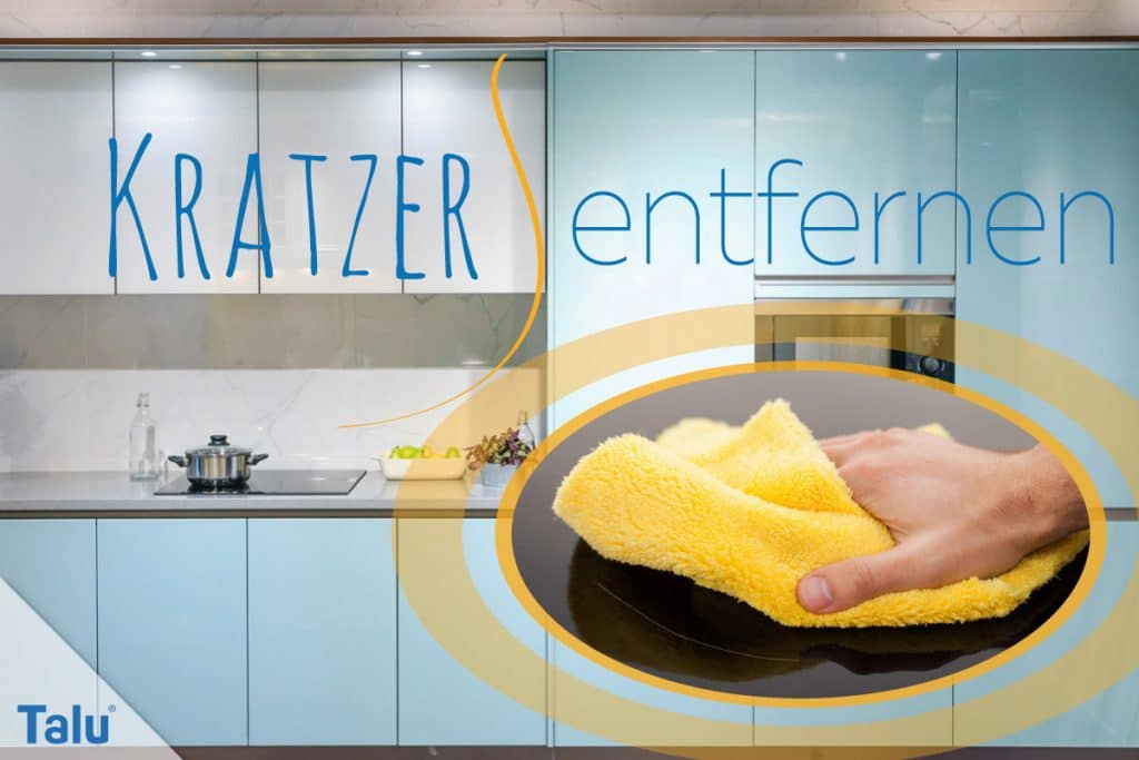 Kratzer von Hochglanzfronten entfernen, Anleitung