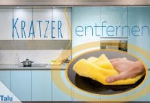 Kratzer von Hochglanzfronten entfernen, Anleitung