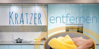 Kratzer von Hochglanzfronten entfernen, Anleitung