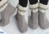 Gammlos stricken, kostenlose Anleitung für bequeme Hüttenschuhe