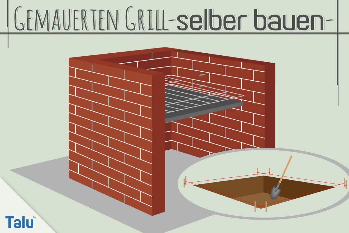 Gemauerten Grill selber bauen, DIY-Gartengrill