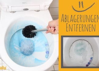 Ablagerungen in der Toilette entfernen, so wird Ihr Klo sauber