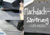 Flachdachsanierung selber machen, Kosten einer Flachdachabdichtung