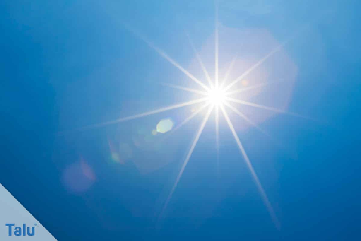 Flachdachsanierung selber machen, Flachdachabdichtung, UV-Strahlung, Sonne