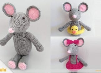 Maus häkeln, Amigurumi Anleitung für Häkelmaus