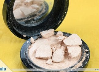Puder zerbrochen, Was tun, Puder reparieren, Puder retten