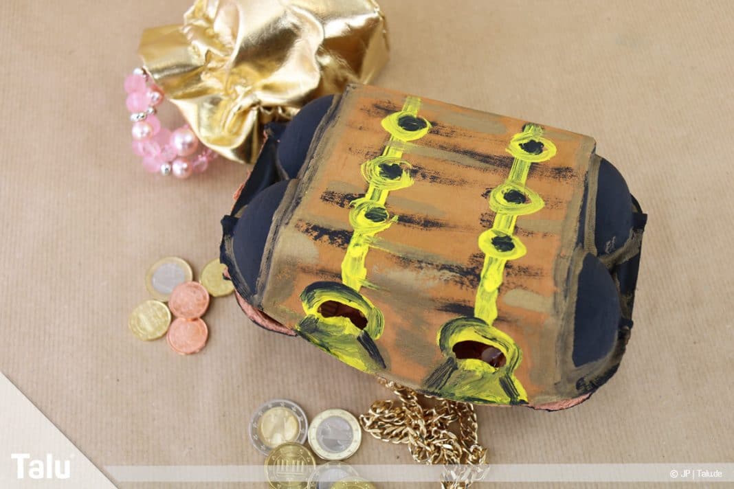 Schatztruhe basteln | Schatzkiste mit Anleitung für Kinder - Talu.de