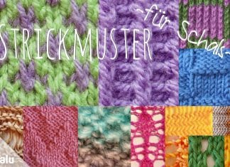 Strickmuster für Schals, 10 kostenlose Muster