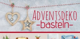 Adventsdeko basteln, Ideen für die Adventsdekoration