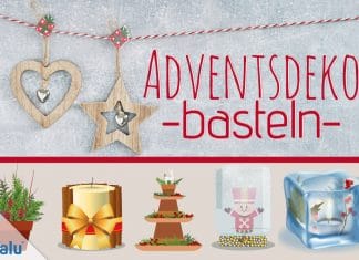 Adventsdeko basteln, Ideen für die Adventsdekoration
