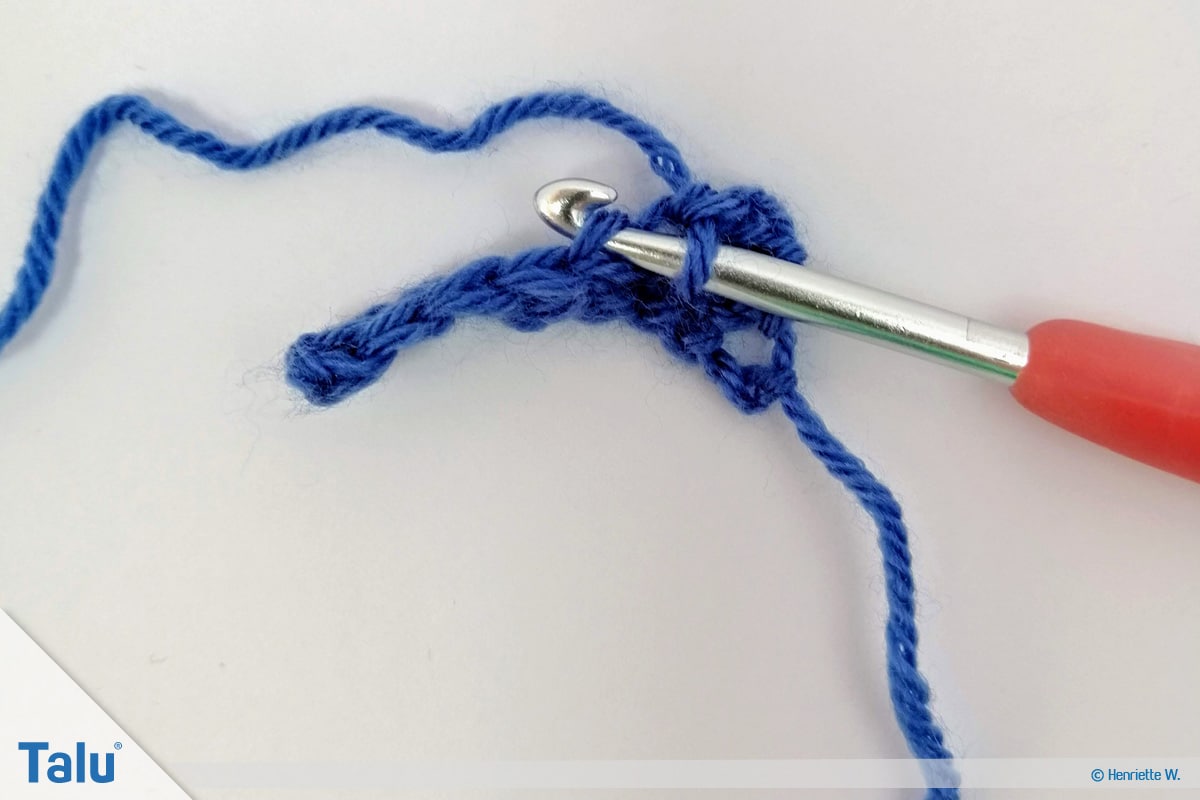 Babyhose häkeln, Anleitung Häkelhose, Bündchen, Beginn