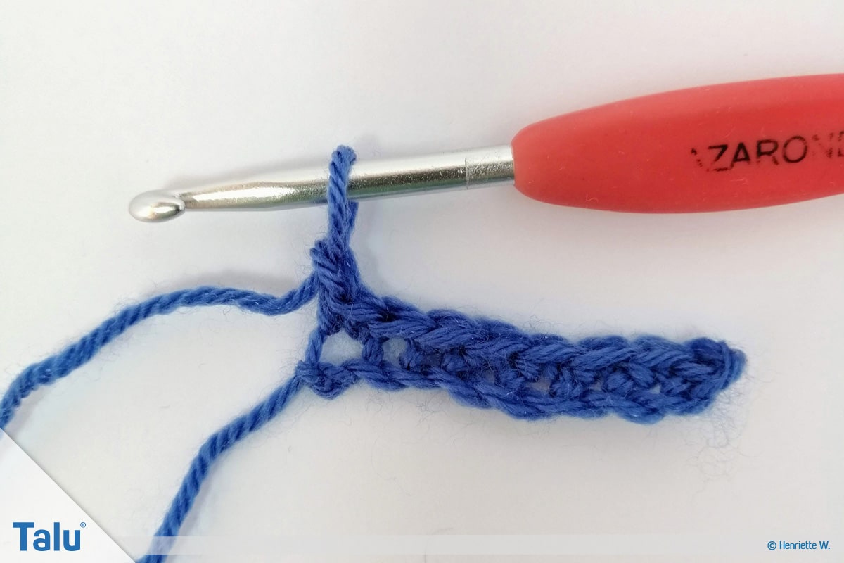 Babyhose häkeln, Anleitung Häkelhose, Bund, Beginn